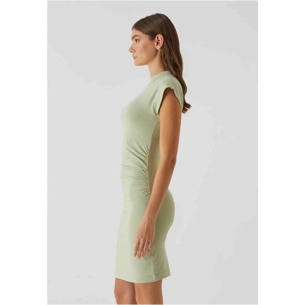 Urban Classics - Short Cotton Jersey Bleistift kleid - Grün